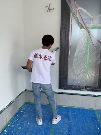 山口県にてSTO撥水仕上げ