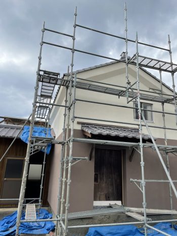 徳島県にて蔵の外壁リノベーション